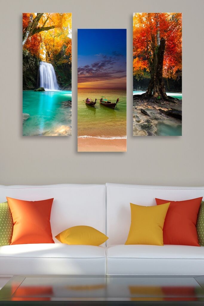 Wallity Сет Слики MDF2565979, 3 Дела