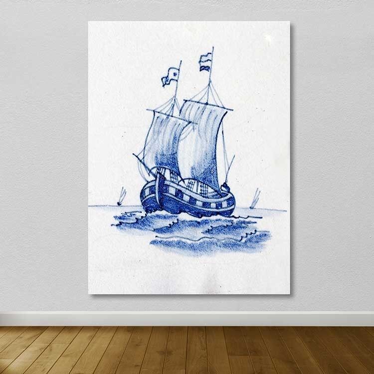 Wallity Сет Слики MDF3045871, 3 Дела