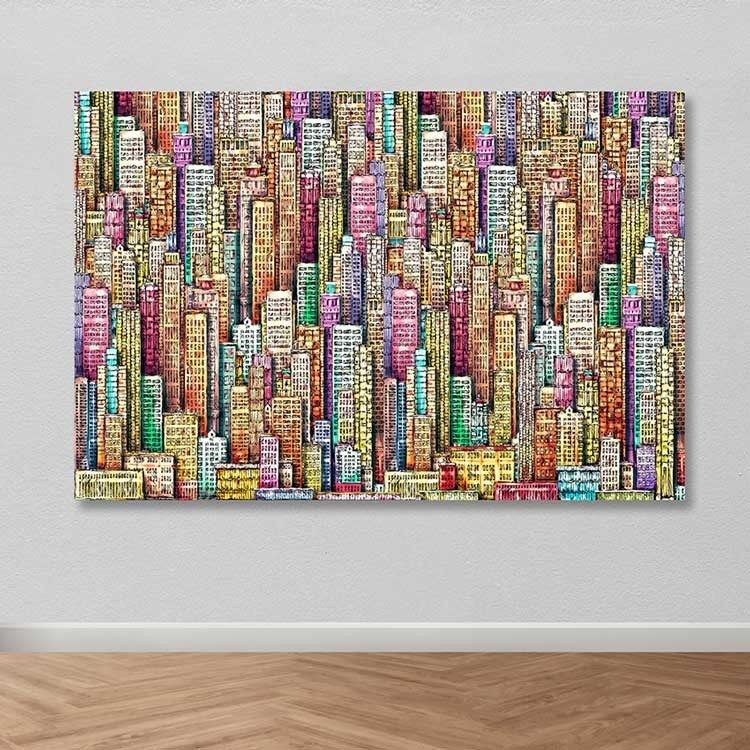 Wallity Слика Kanvas Tablo-11, 70x100 cm