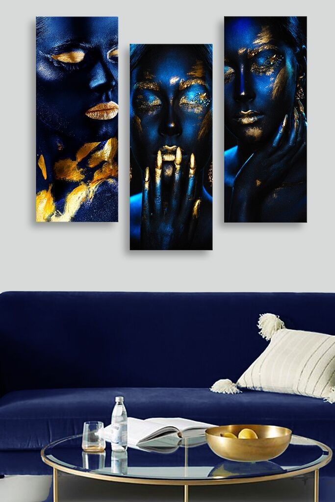 Wallity Сет Слики MDF2571434, 3 Дела