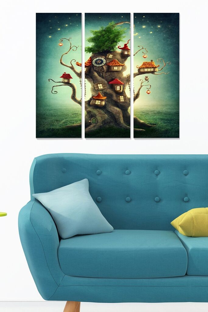 Wallity Сет Слики MDF2705402, 3 Дела