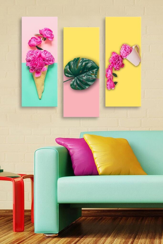 Wallity Сет Слики MDF255869419, 3 Дела