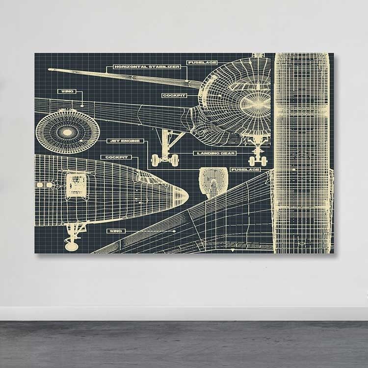 Wallity Слика KNV4453, 50x70 cm