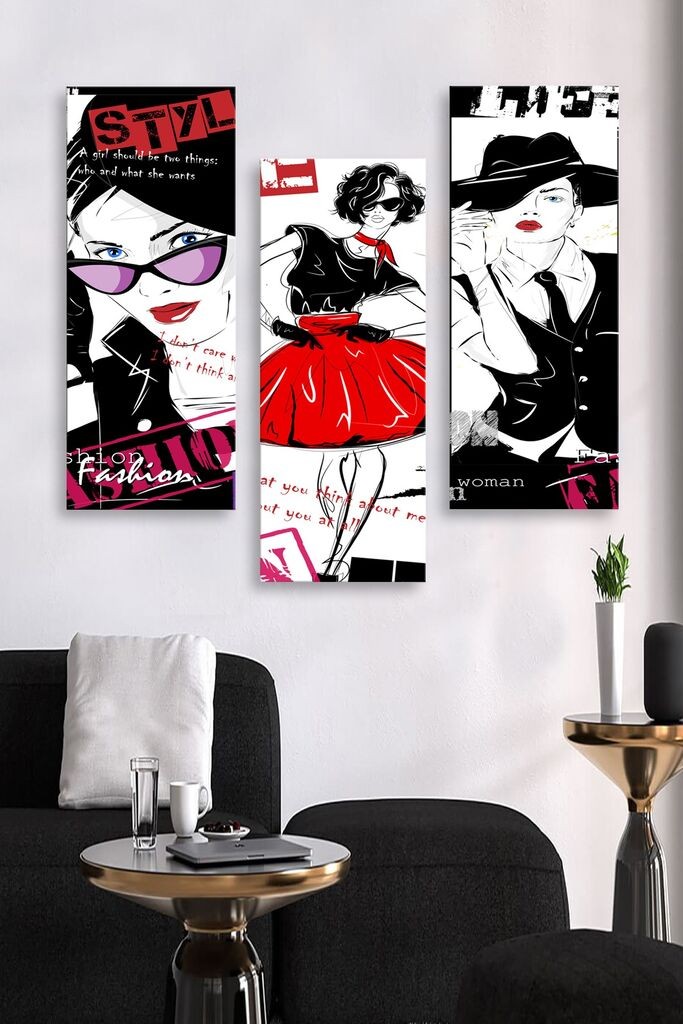 Wallity Сет Слики MDF258816884, 3 Дела