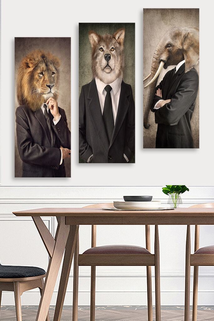 Wallity Сет Слики MDF262592861, 3 Дела