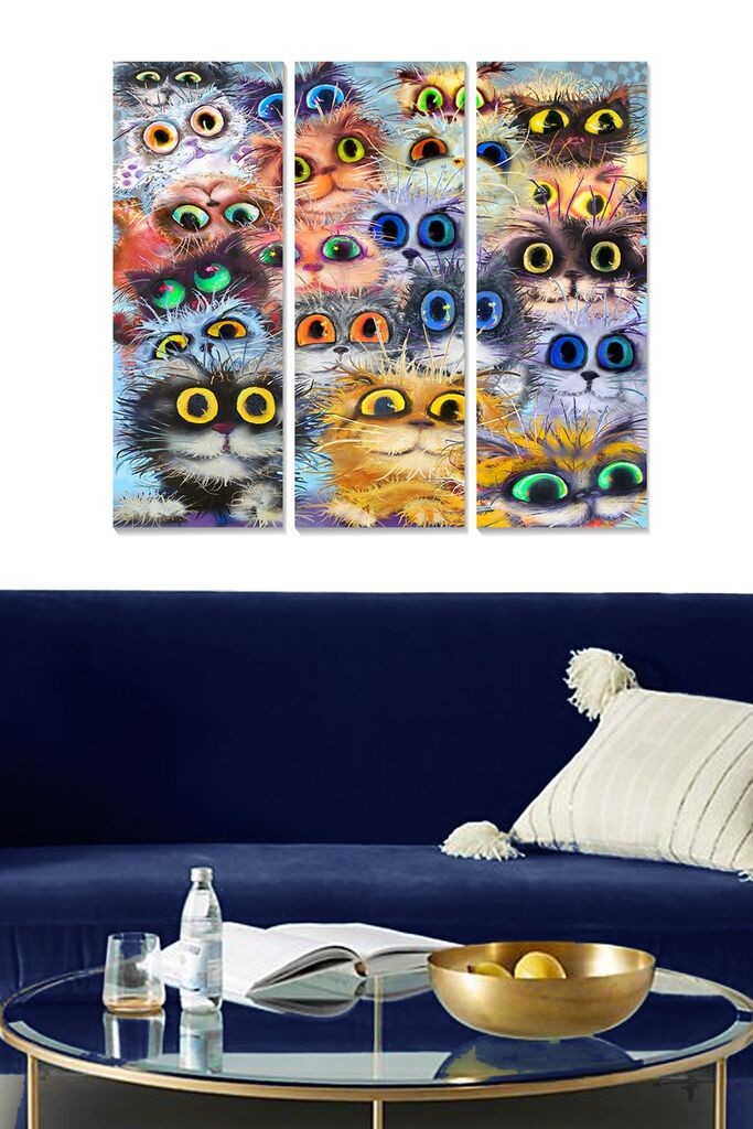 Wallity Сет Слики MDF265711706, 3 Дела