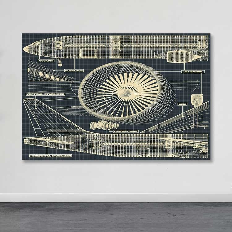 Wallity Слика KNV4452, 50x70 cm