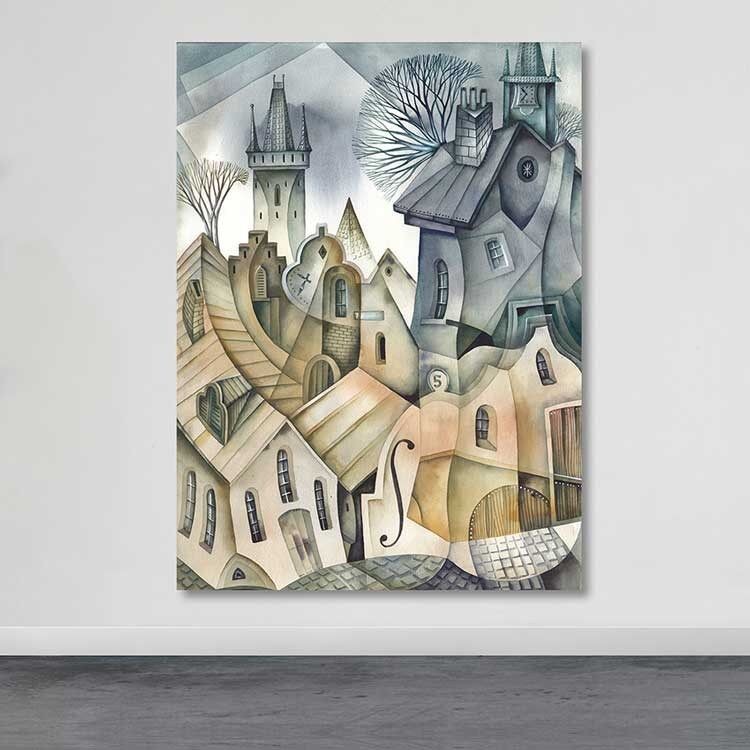 Wallity Сет Слики MDF307463150, 3 Дела