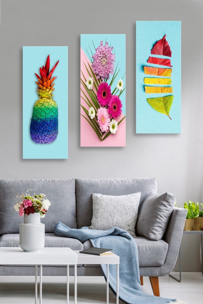 Wallity Сет Слики MDF256456726, 3 Дела