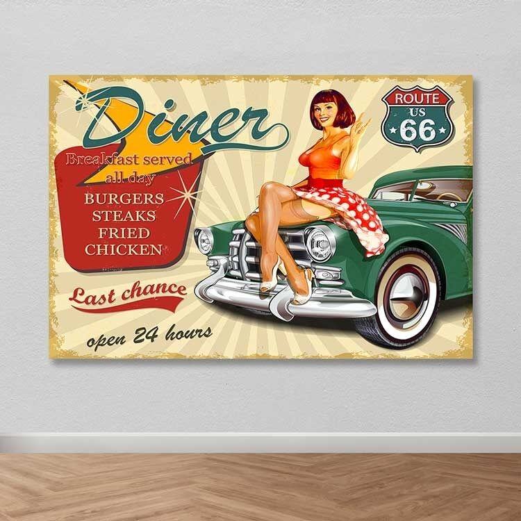 Wallity Слика Kanvas Tablo-76, 70x100 cm