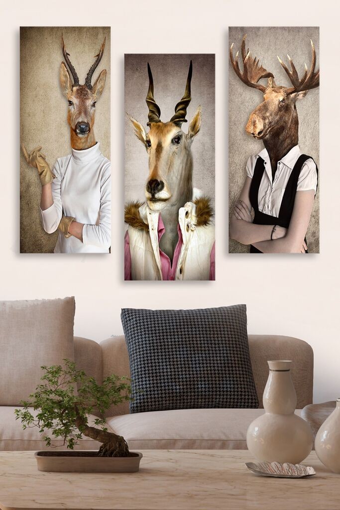 Wallity Сет Слики MDF262573769, 3 Дела