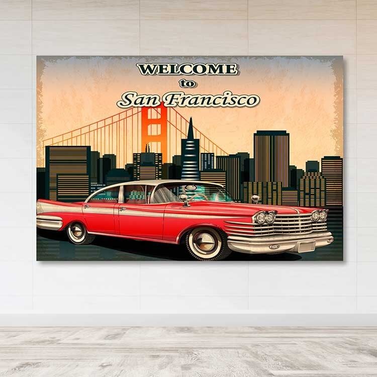 Wallity Слика DEV6695, 100x140 cm