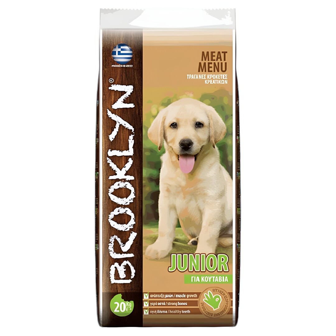 BROOKLYN Junior Сува храна за Млади кучиња [Вреќа 20кг]