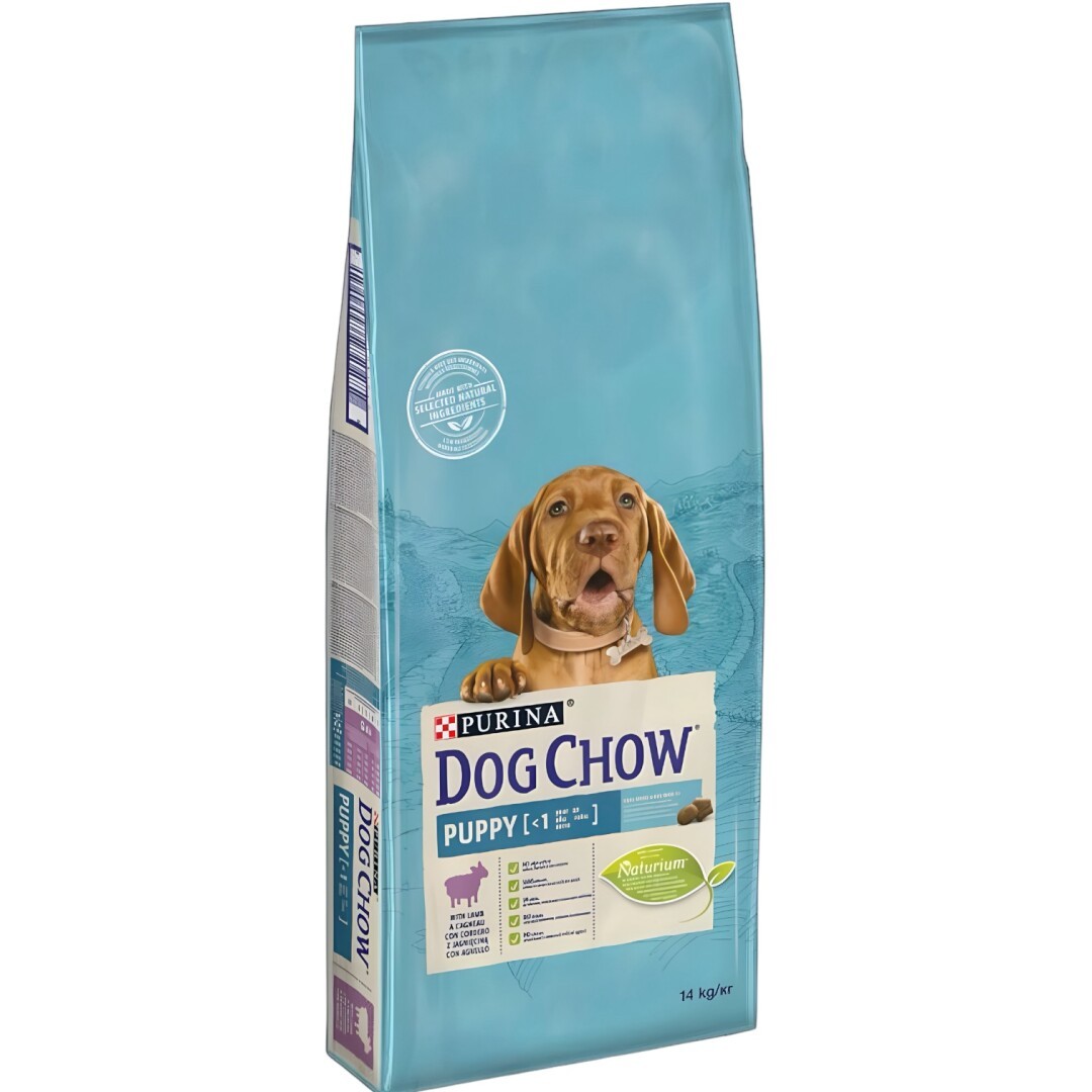 PURINA Dog Chow PUPPY Гранули со Јагнешко [Вреќа 14кг]