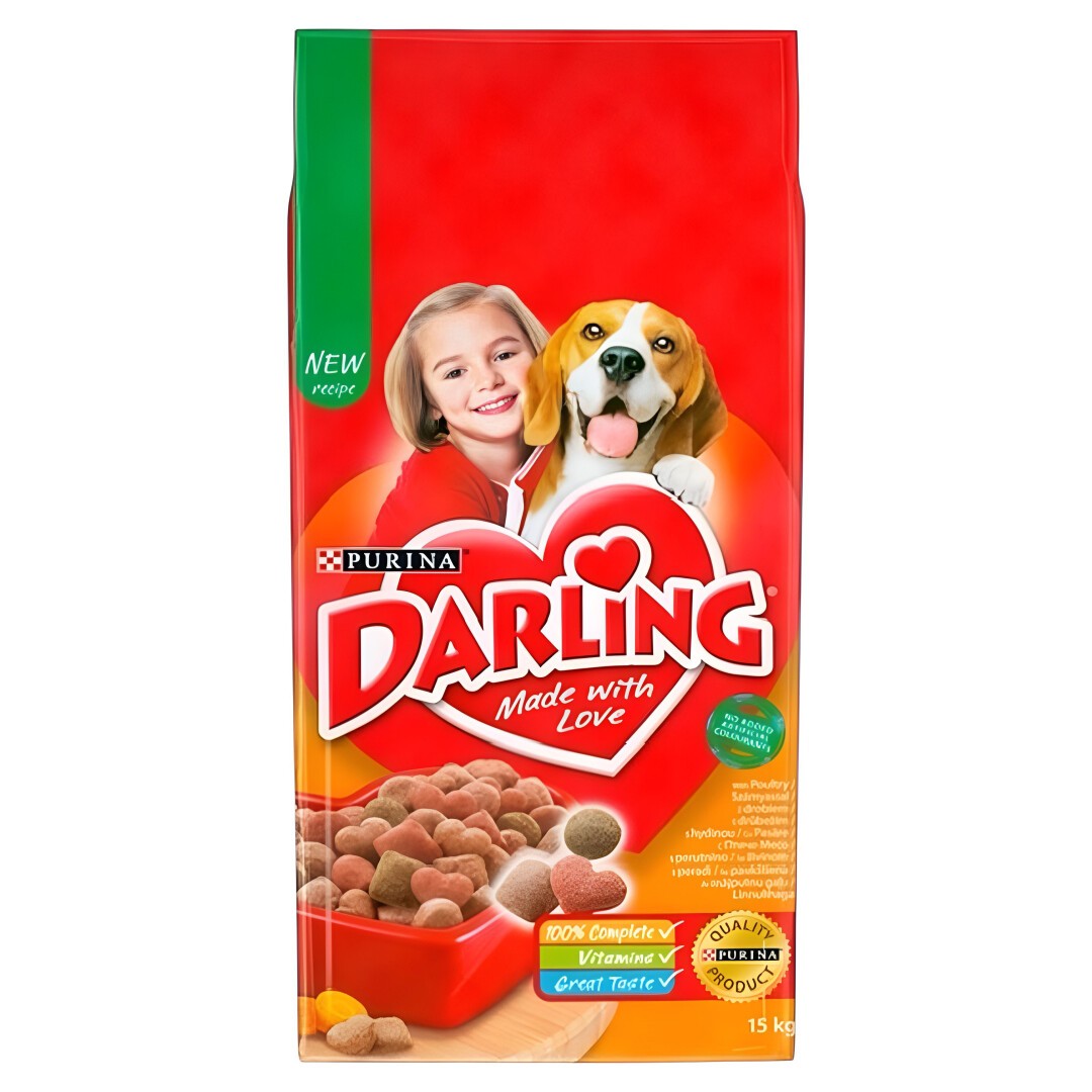 PURINA Darling Adult Крекери со Пилешко и Мисиркино  [Вреќа 15кг]