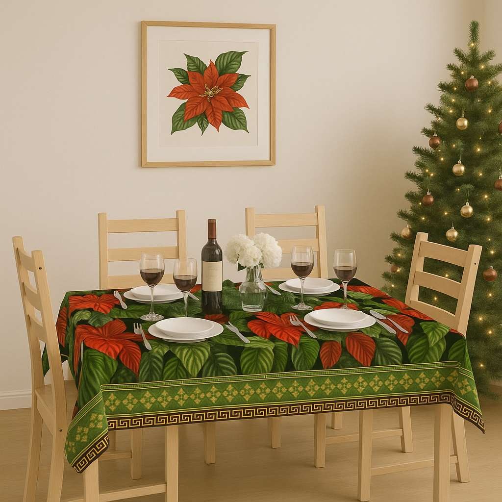 Чаршаф за маса Хермија Hm-Tblnwy26-8, 140 x 220 см, шарен