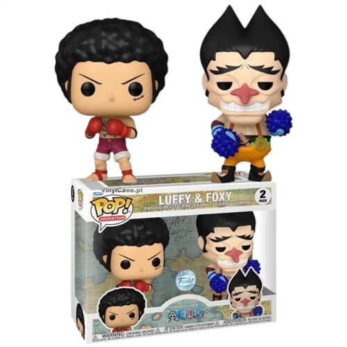 Funko Pop! 2-Pack Animation One Piece - Monkey D. Luffy & Foxy (Special Edition) Фигура