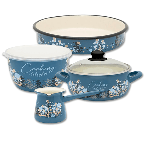 METALAC Сет декор - сини 6/1