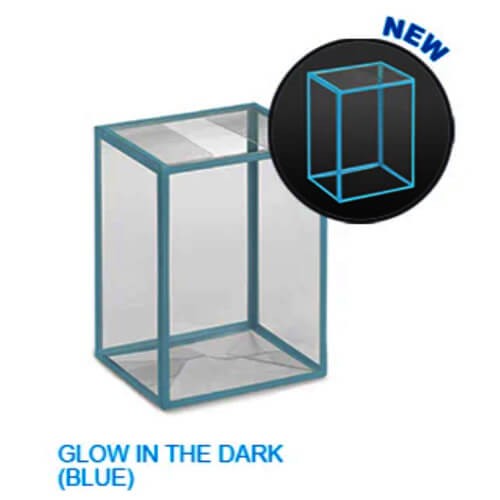 Glows in the Dark Protective Case 0,5mm for Funko POP! Figures 4" (Blue) Кутија за фигури