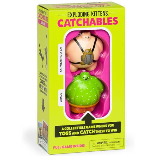Exploding Kittens Exploding Kittens: Catchables 2-Pack #2 (Cat-wearing-a-cat & Catcus) Друштвена игра