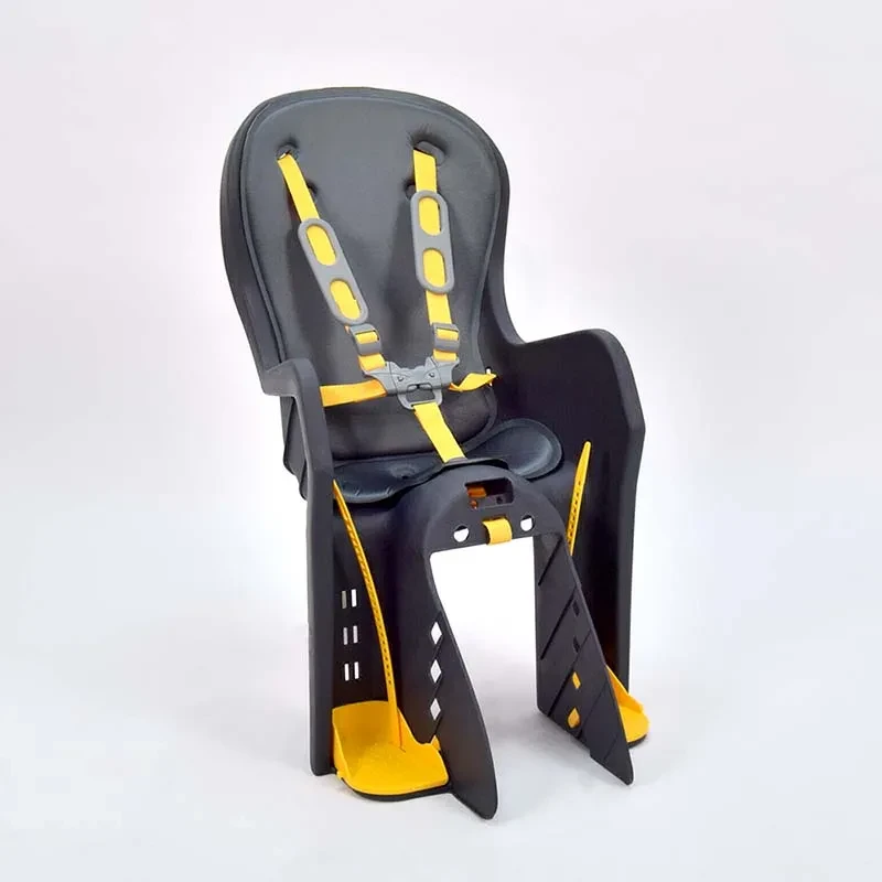 LOCO CROCO  Седиште за велосипед, Темно сиво со жолто