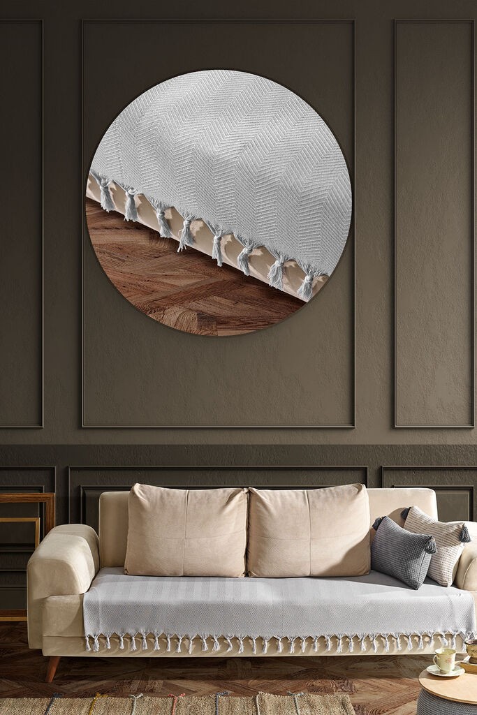 Прекривка за кревет L'essentiel Maison Asya, 115x200 см, 260 гр/м², светло сива