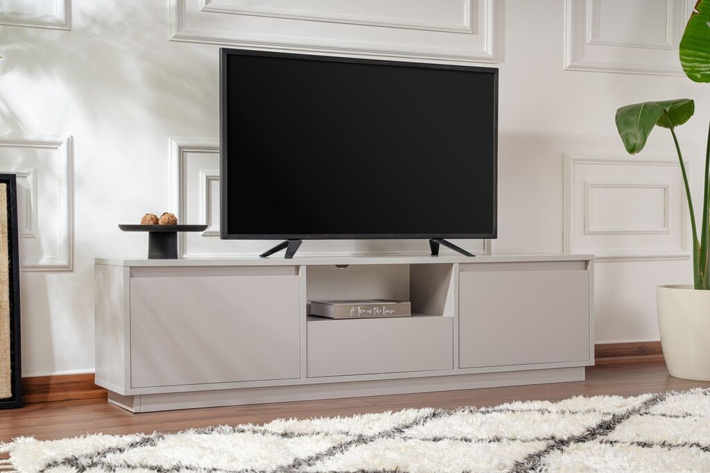 Комода Hanah Home TV Vanguard, 160x42x29,5 см, светло сива