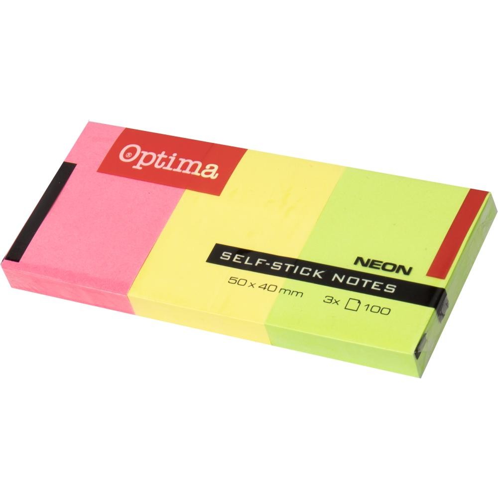 Optima Стикер 50х40 /100 х3 колор 122939