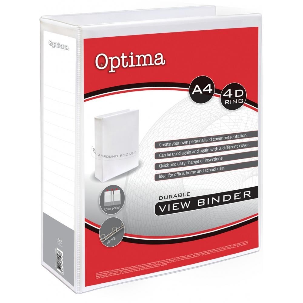Optima Папка со 4 прстени 50мм а4 24512