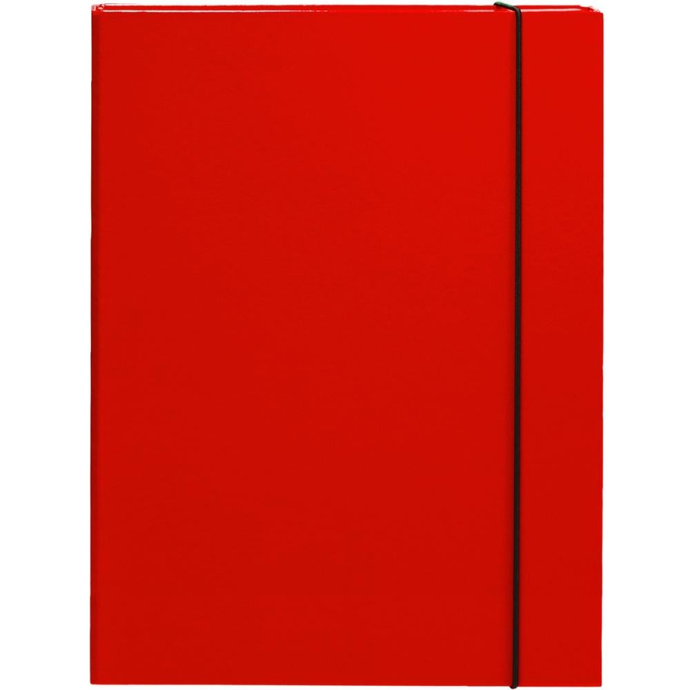 Optima Папка со ластик 3см црвена 22491