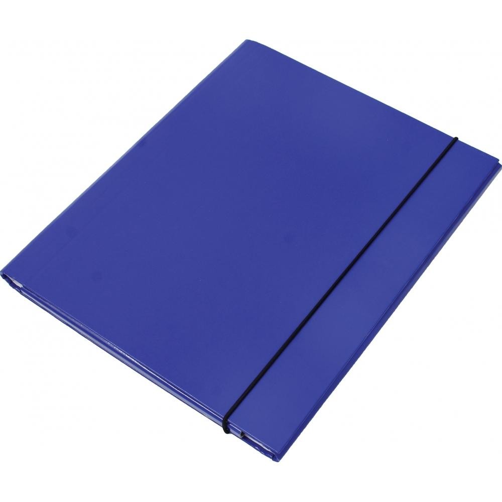 Optima Папка со ластик 1см плава 24530