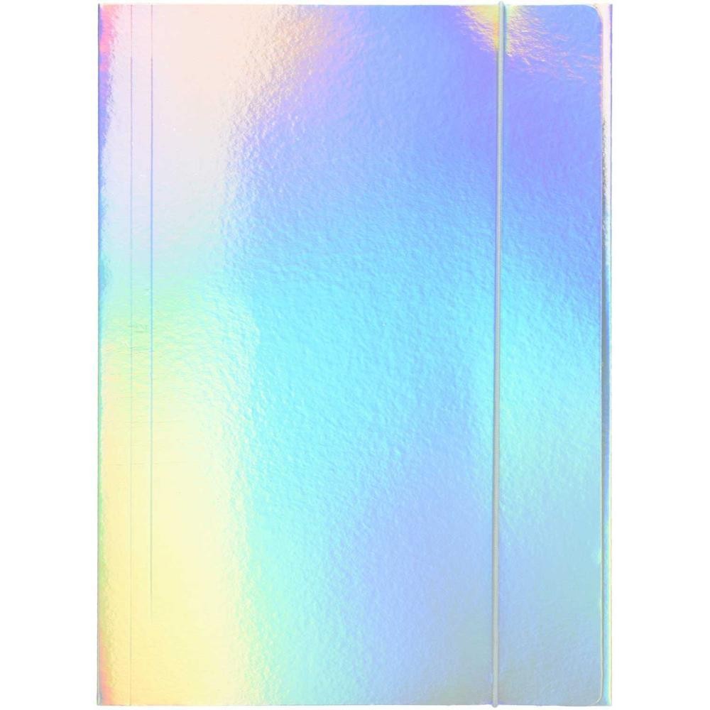 Optima Папка со ластик хологр600г 60578а