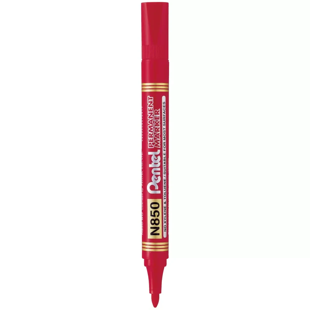 Pentel Маркер н850 заоблен црвен 1/12
