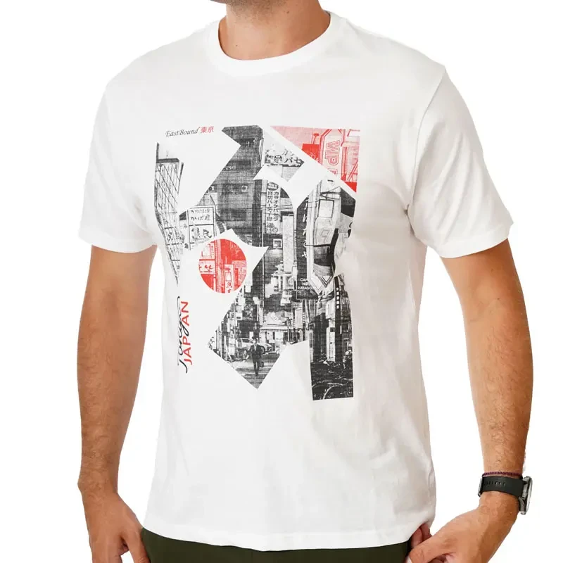 Eastbound Машка маица TOKYO, бела