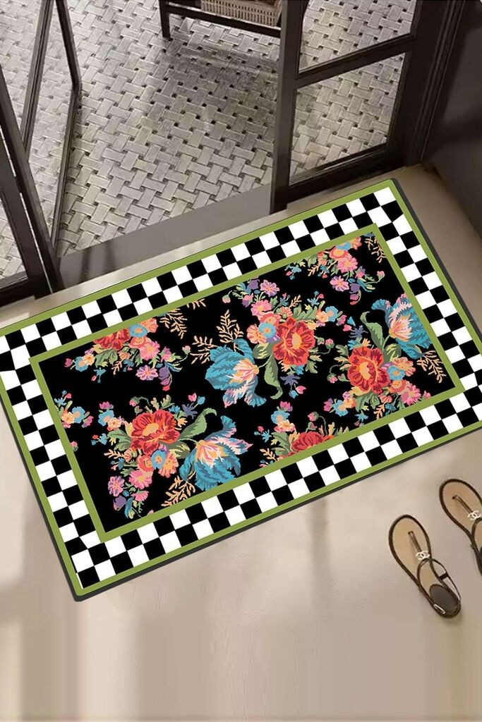 Килим за бања L'essentiel Maison Seomra, 60 x 100 cm, Шарена