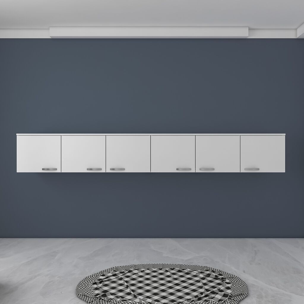 Кујнски елемент Hanah Home BA132-3834, 243x45x48,3 см, бел