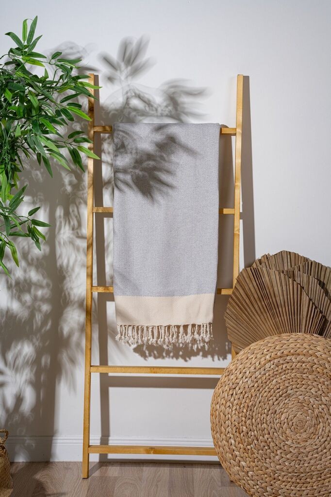 L'essentiel Maison Пешкир за плажа Баликсирти, 90x180 cm, сив