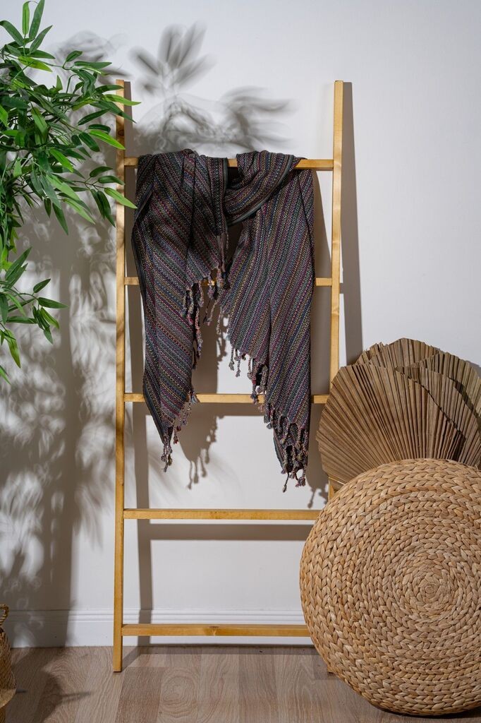 L'essentiel Maison Пешкир за плажа Otantik, 90x175 cm, црна