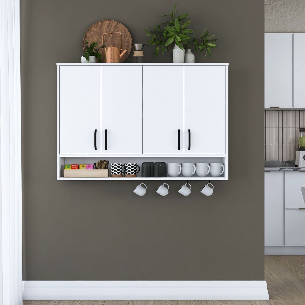 Кујнски елемент Hanah Home JE199-3812, 120x61,8x27,5 см, бел