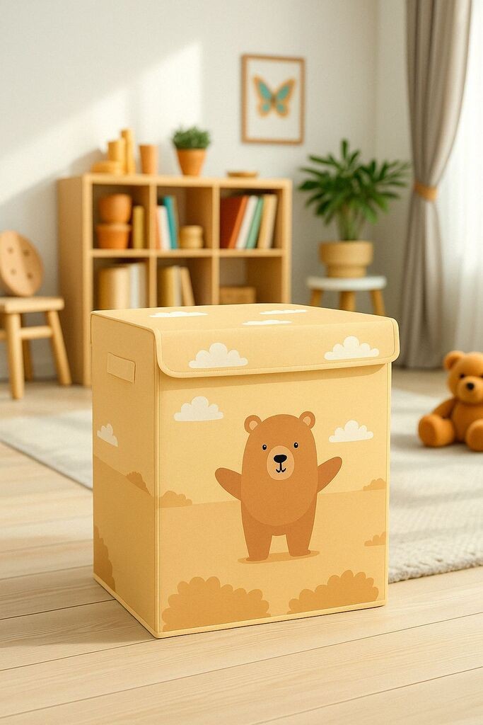 Кошница за складирање Aberto Design YLC.B.K.0015, 40x50x30cm, кафеава