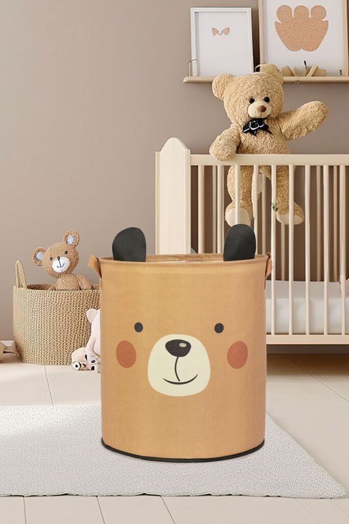 Кошница за складирање Aberto Design YLC.S.002, 37x40x37 см, кафеава