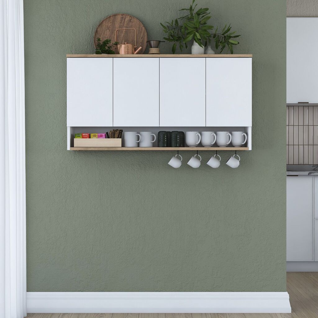 Кујнски елемент Hanah Home JE198-3811, 120x61,8x27,5 см, бел