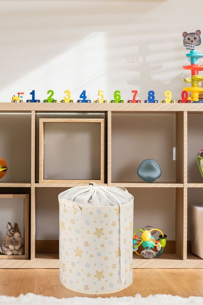 Кошница за складирање Aberto Design YLC.S.B.014, 37x40x37 см, бела