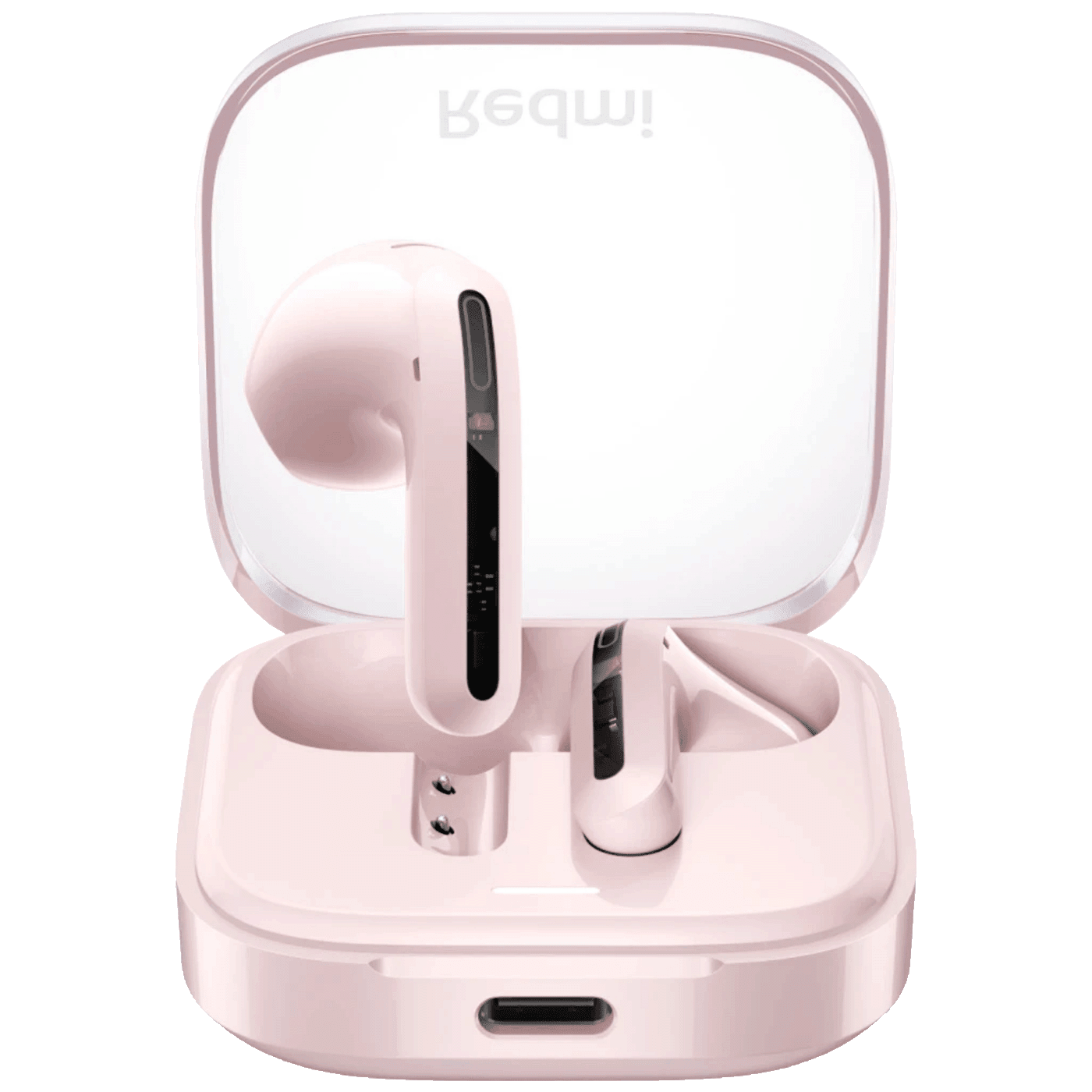 XIAOMI Безжични слушалки со футрола за полнење Bluetooth XIAOMI Redmi Buds 6 Active Розеви