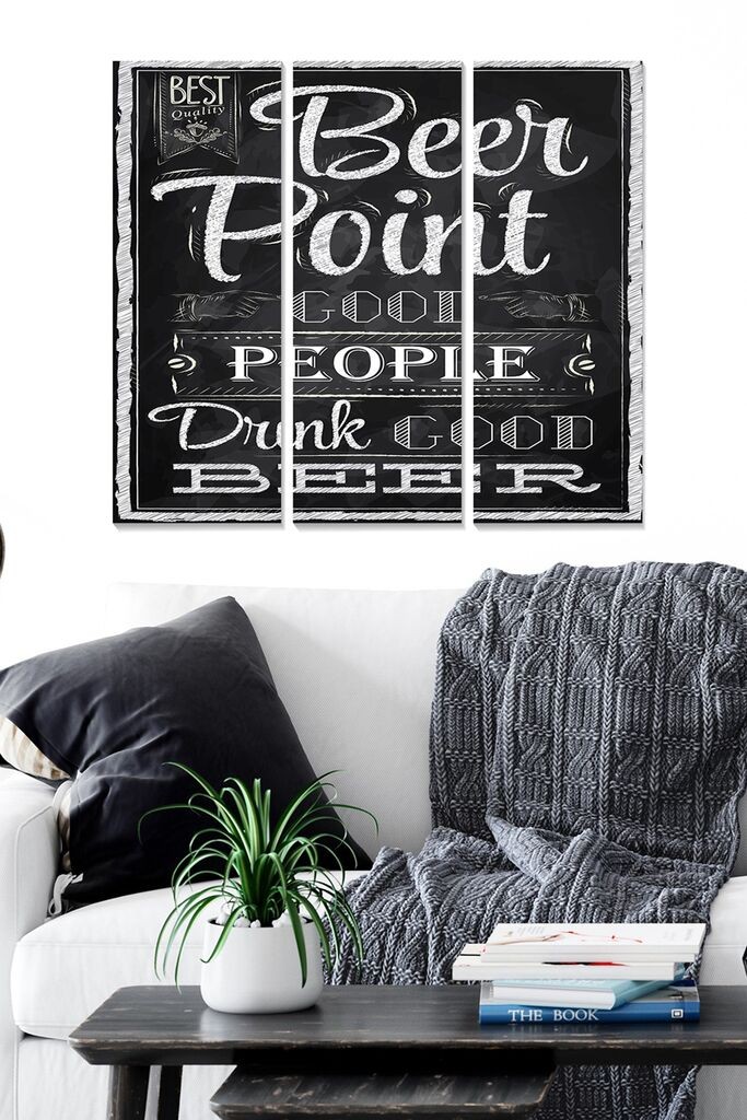 Wallity Слика со LED Осветлување Pop Art Melting Love, 66x99 cm