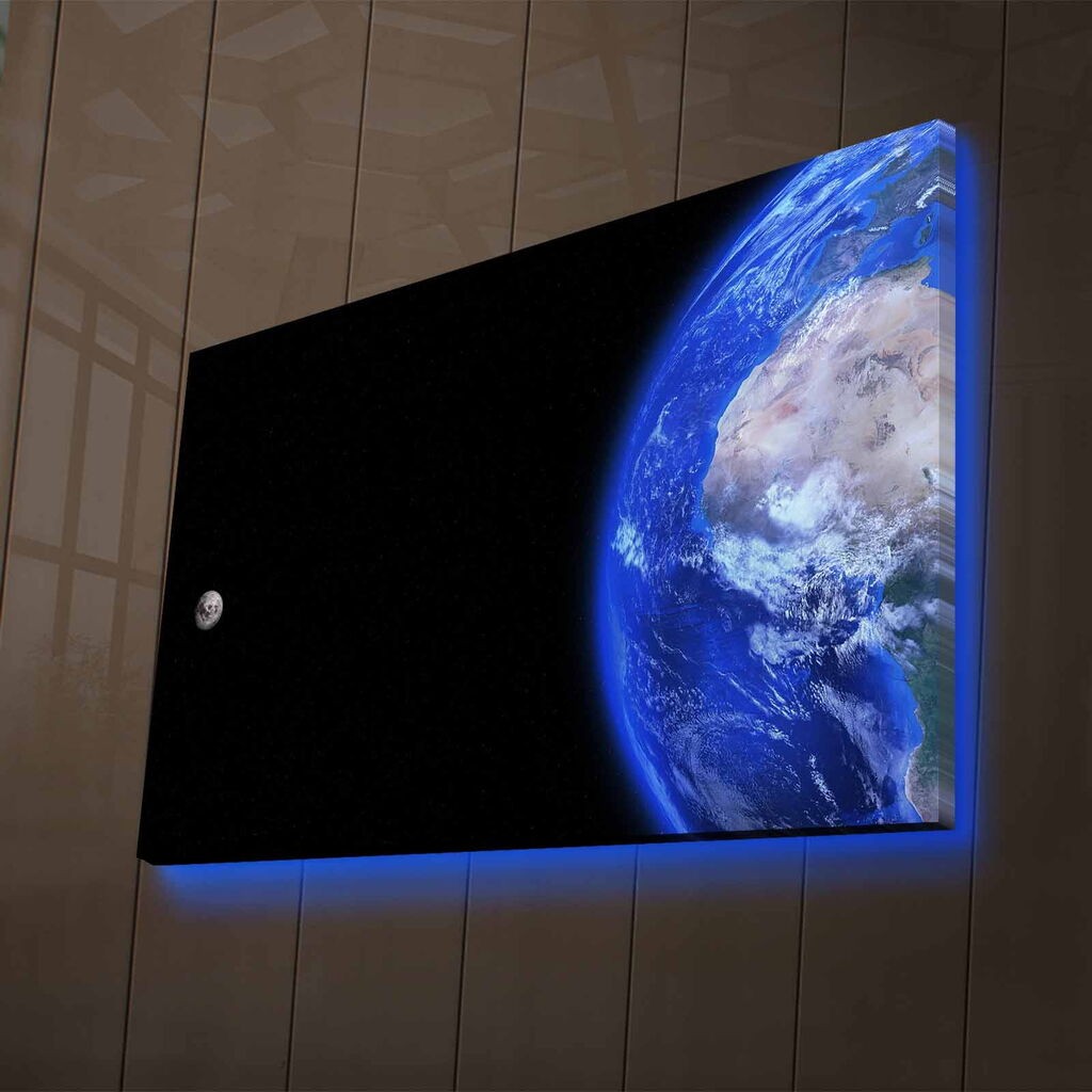 Wallity Слика со LED Осветлување NASA-021, 45x70 cm