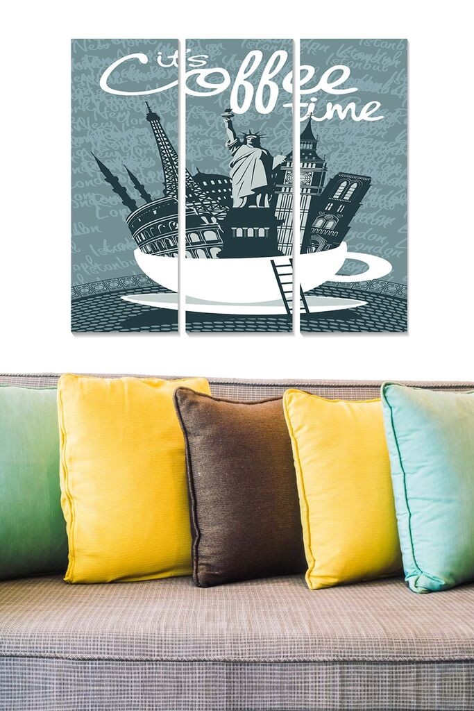 Wallity Сет Слики MDF8367154, 3 Дела