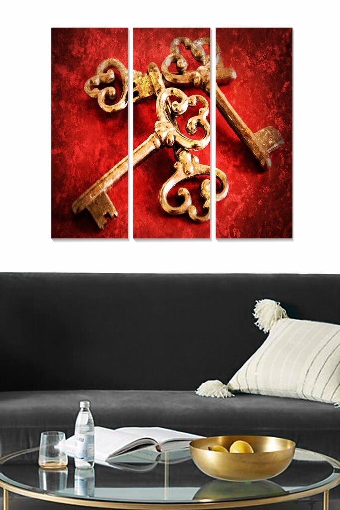 Wallity Слика Neon Garden Statue, 66x99 cm