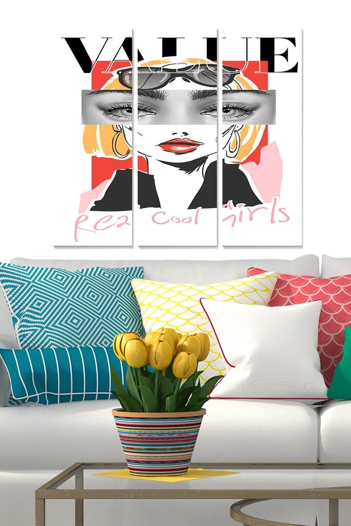 Wallity Сет Слики MDF481957732, 3 Дела