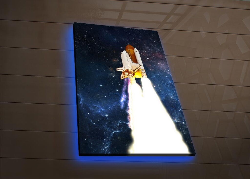 Wallity Слика со LED Осветлување NASA-041, 45x70 cm